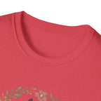 Bunny Mom Floral Wreath T-Shirt