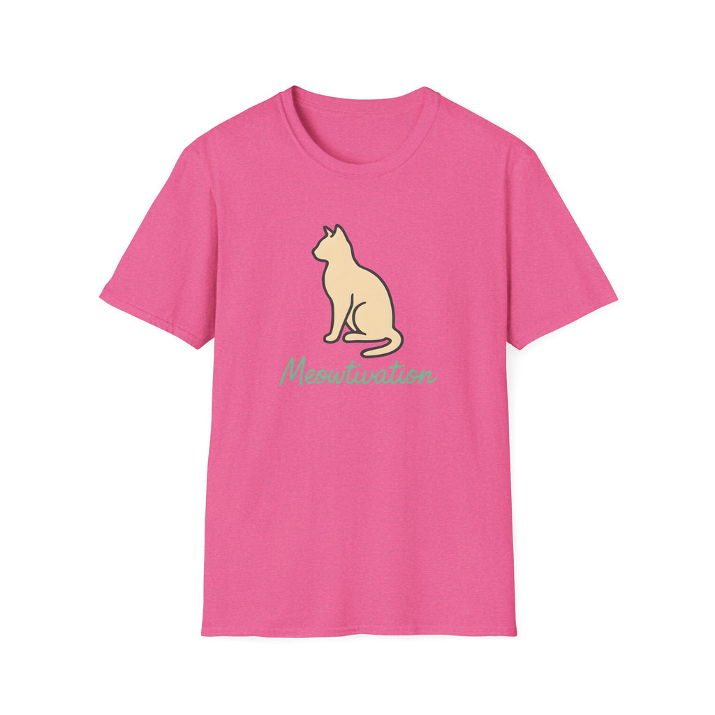 Meowtivation Cat Illustration T-Shirt
