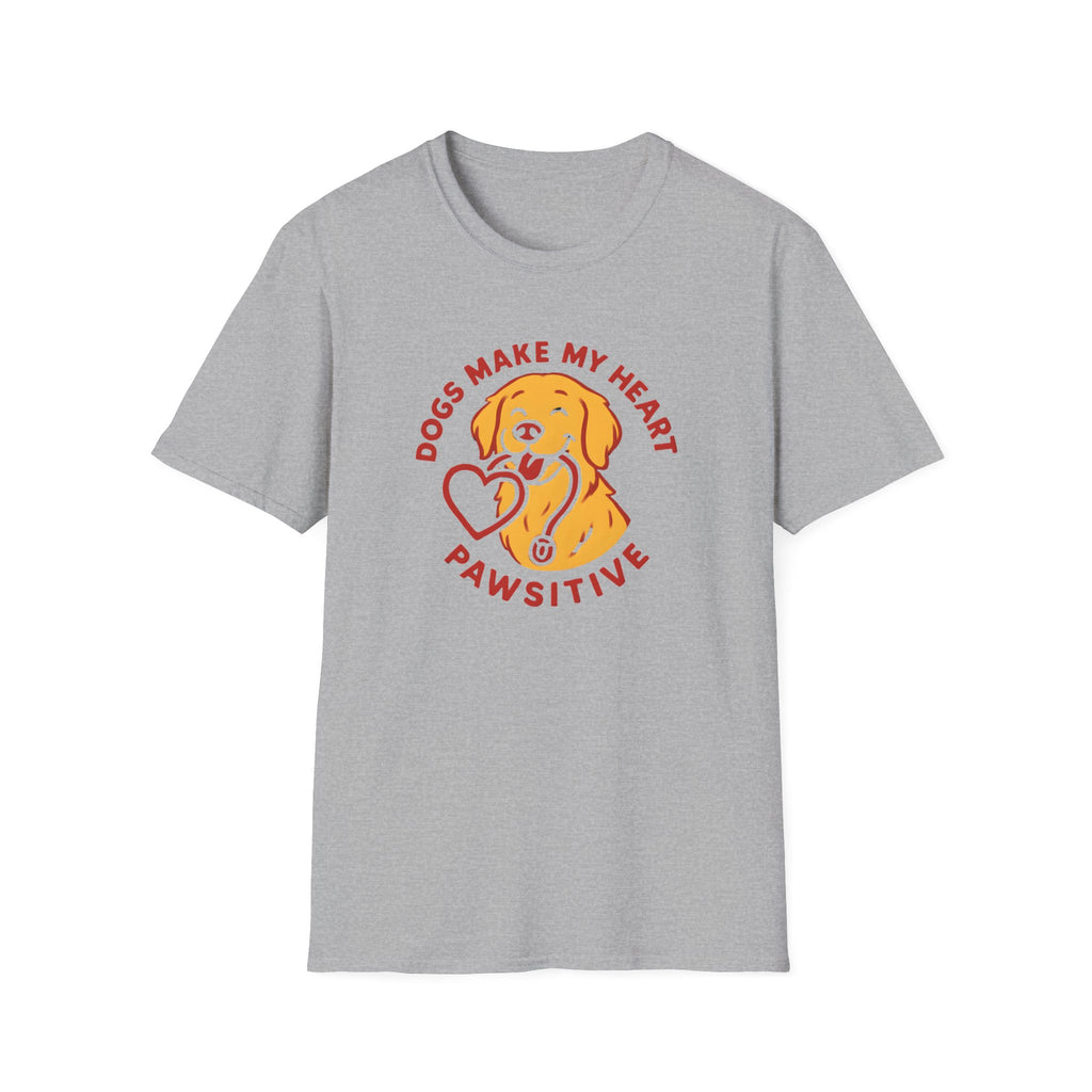 Dogs Make Heart Pawsitive T-Shirt