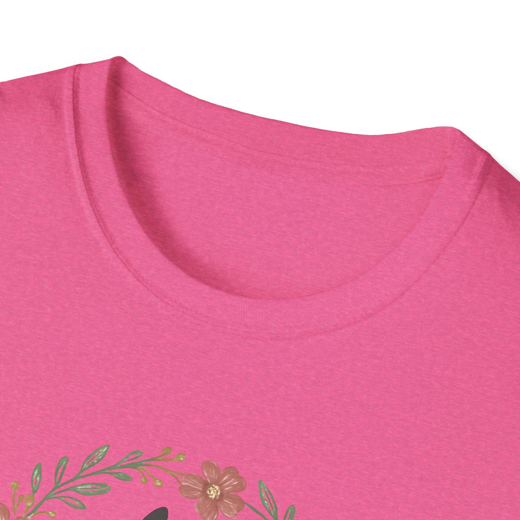 Bunny Mom Floral Wreath T-Shirt