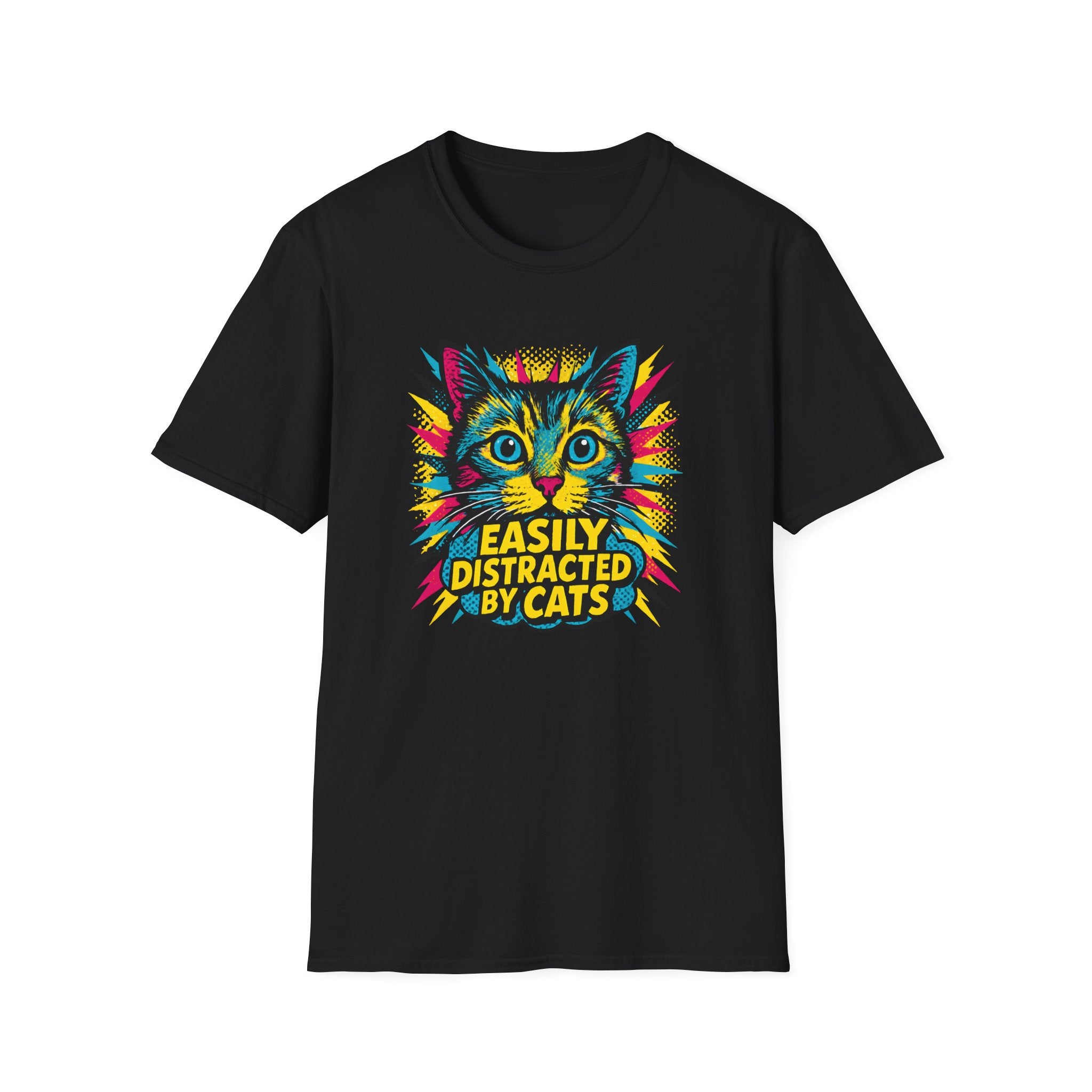 Easily Distracted by Cats T-Shirt