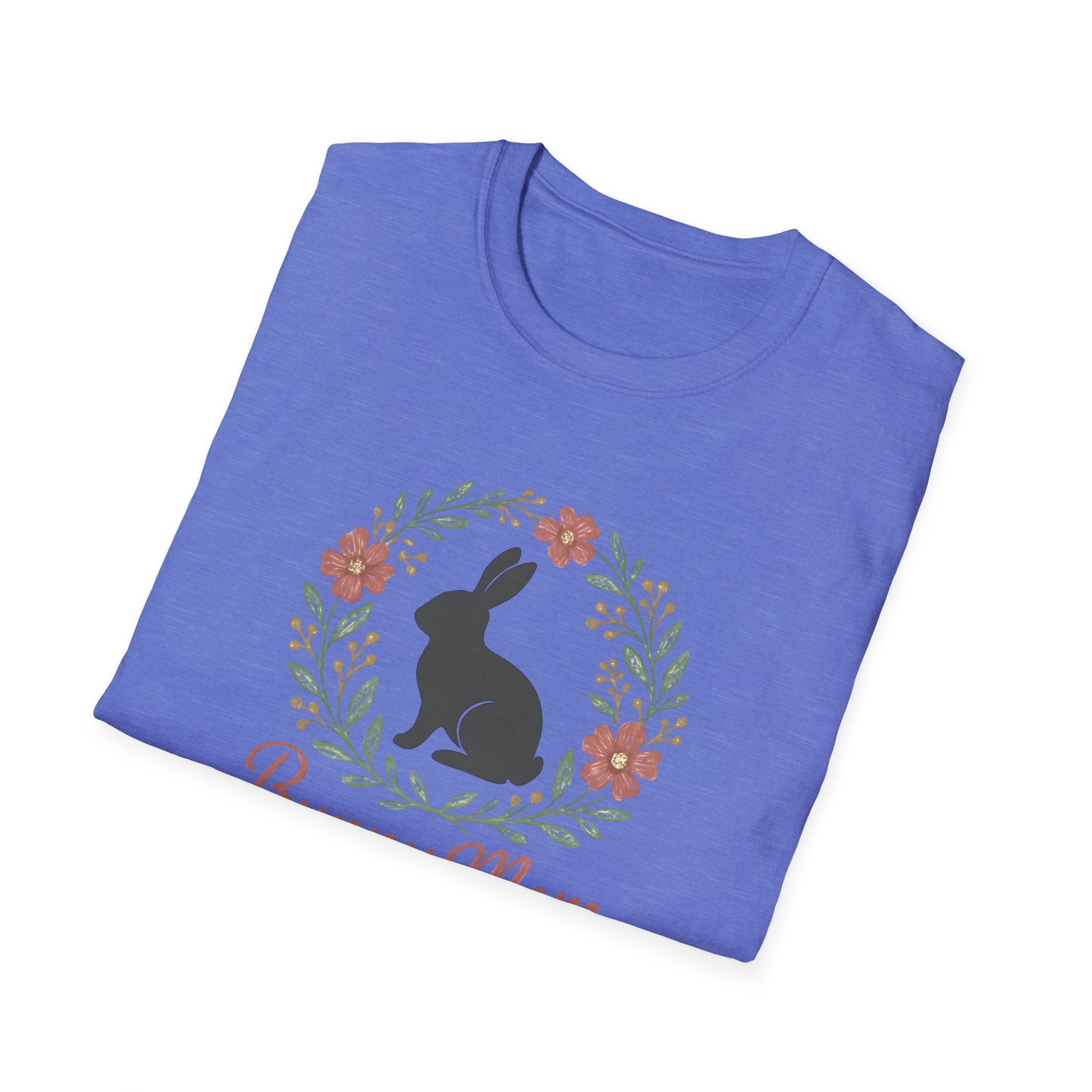 Bunny Mom Floral Wreath T-Shirt
