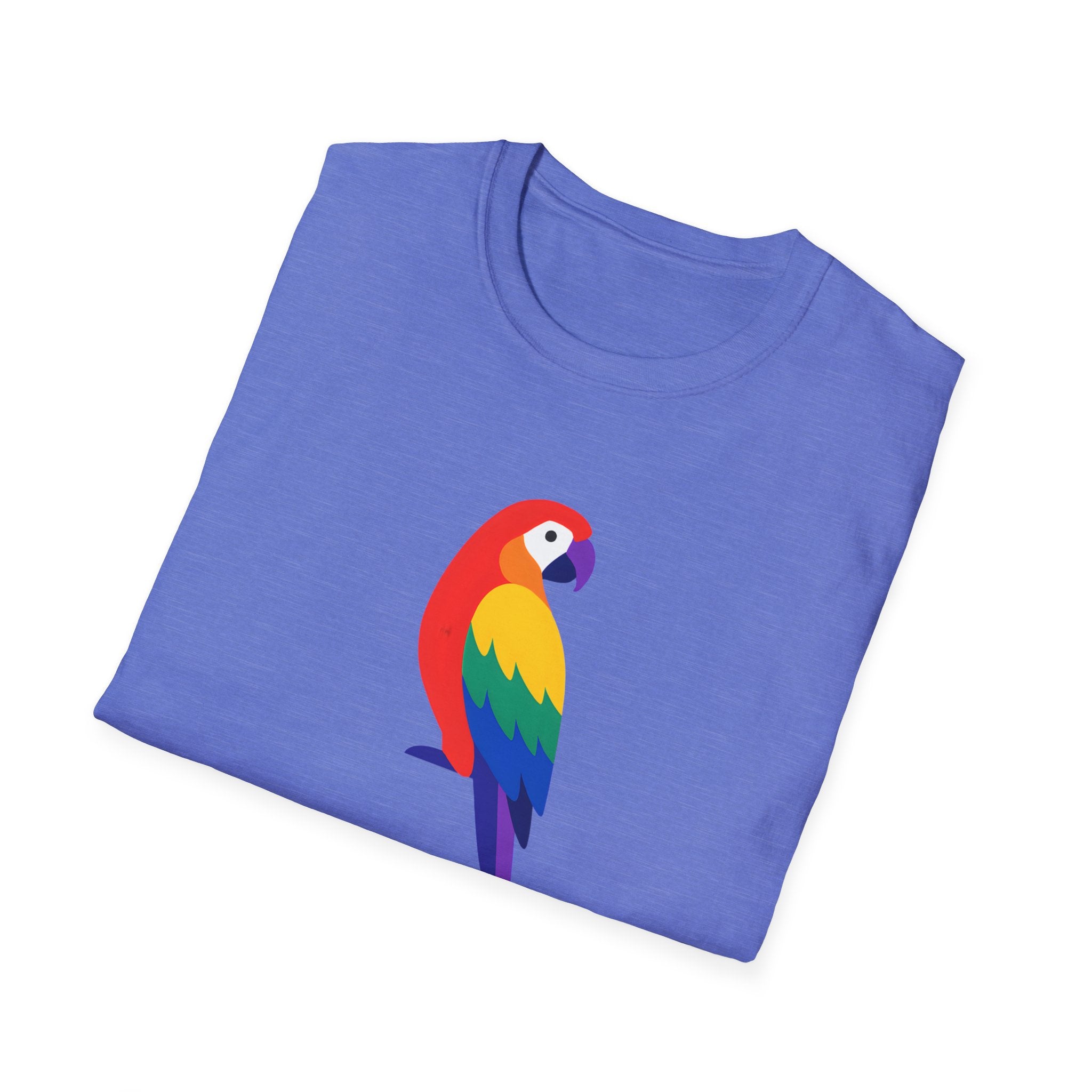Colorful Parrot Illustration T-Shirt